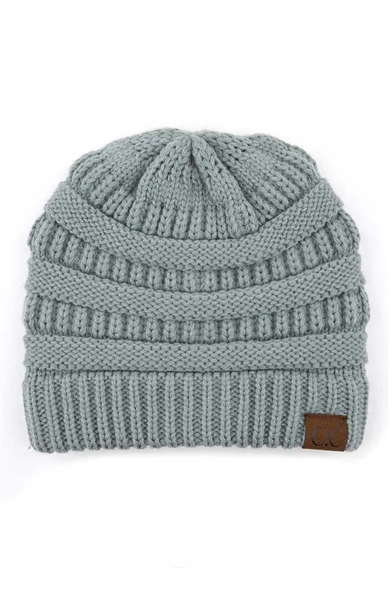 CC Solid Cable Beanie