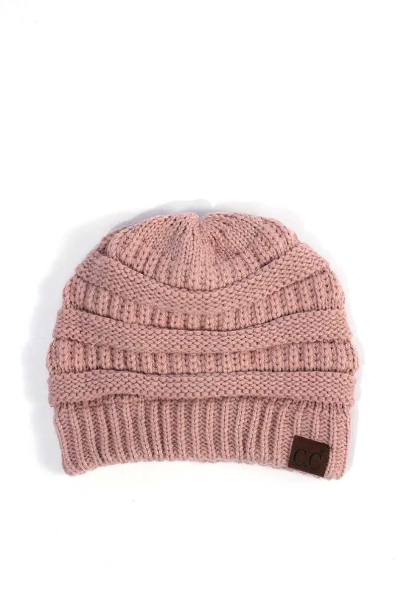 CC Solid Cable Beanie