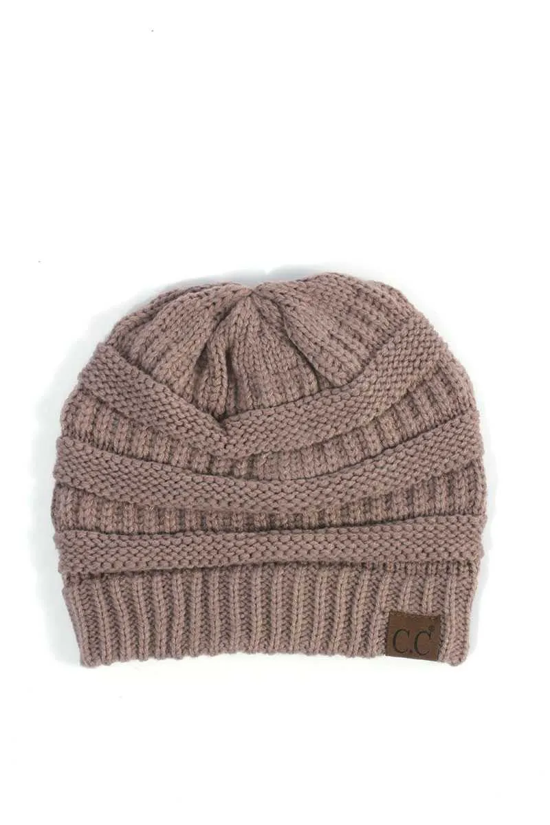 CC Solid Cable Beanie