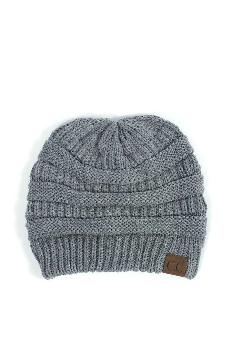 CC Solid Cable Beanie