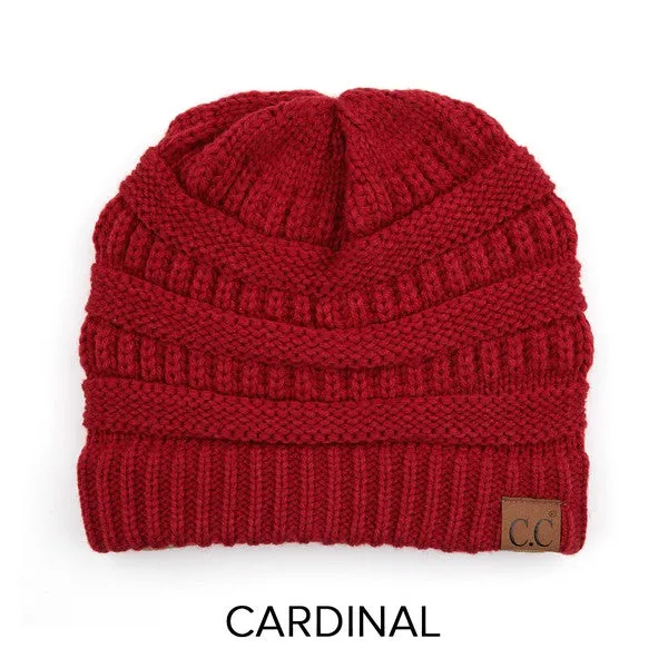 CC Solid Cable Beanie