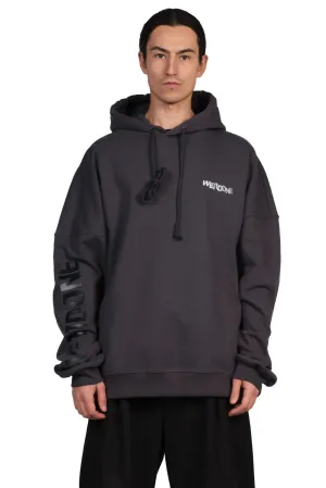 Charcoal Metal Logo Hoodie