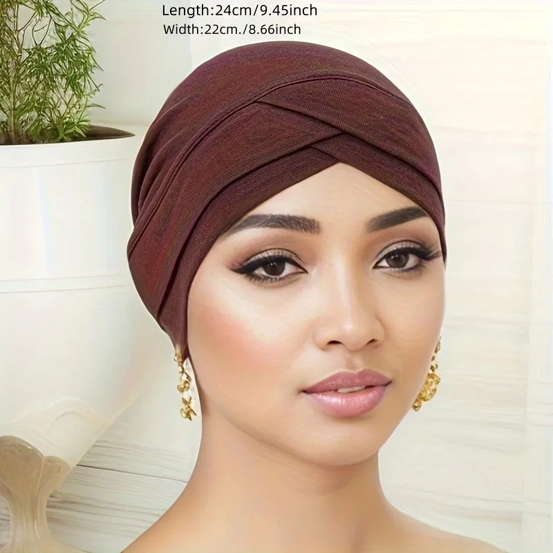 Chic Stretchy Head Wraps Inner Hijab Beanie Collection for Women