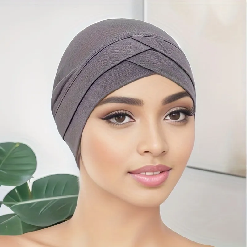 Chic Stretchy Head Wraps Inner Hijab Beanie Collection for Women