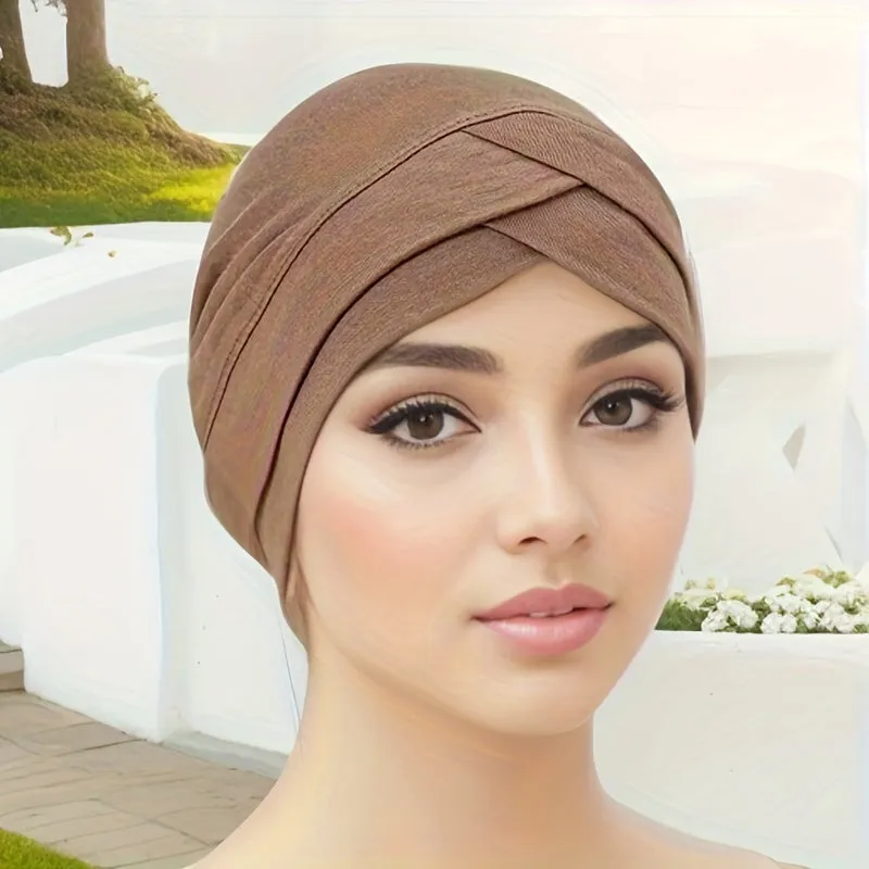 Chic Stretchy Head Wraps Inner Hijab Beanie Collection for Women