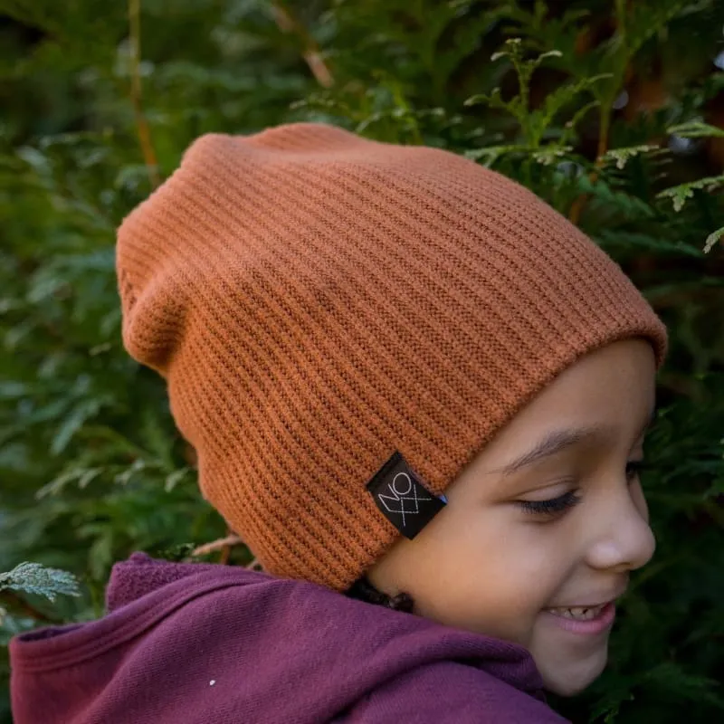 Chunky Knit Beanie | Caramel