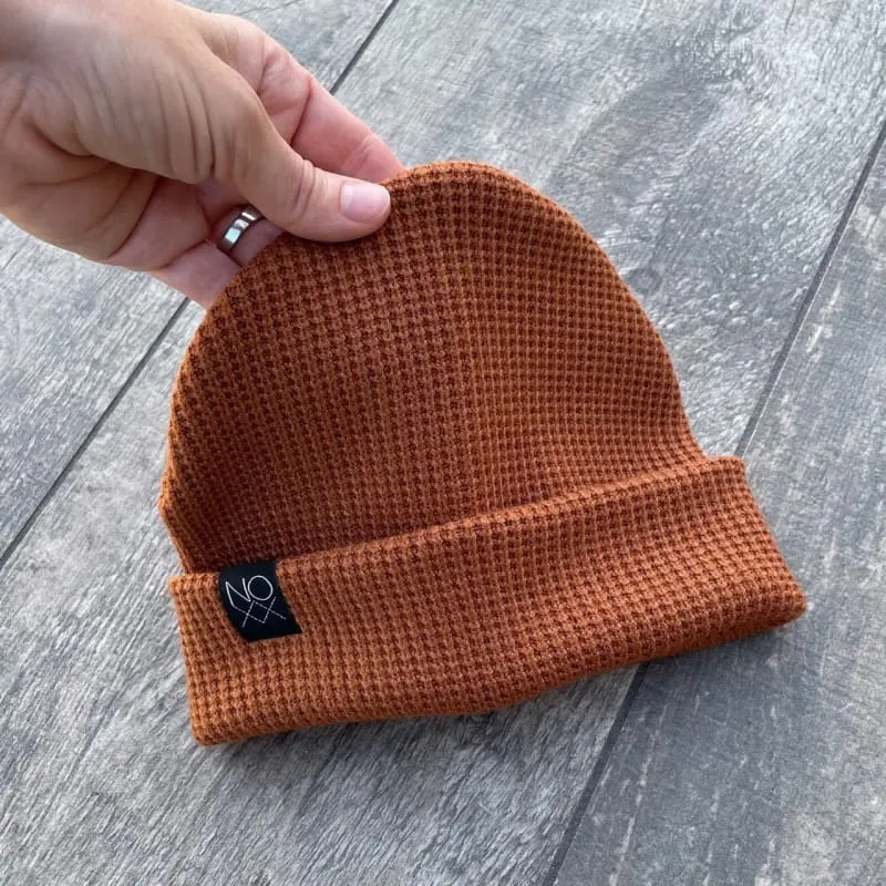 Chunky Knit Beanie | Caramel