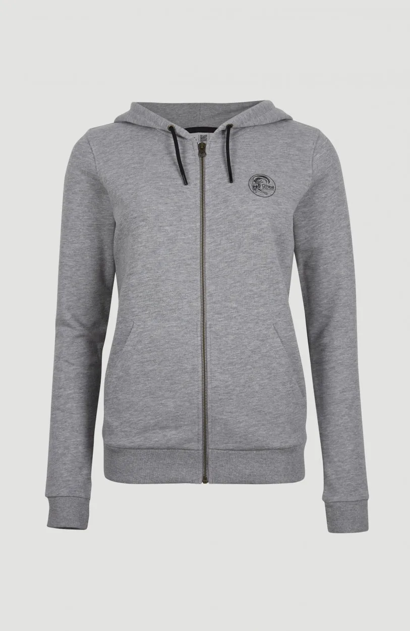 Circle Surfer Hoodie Jacket | Silver Melee