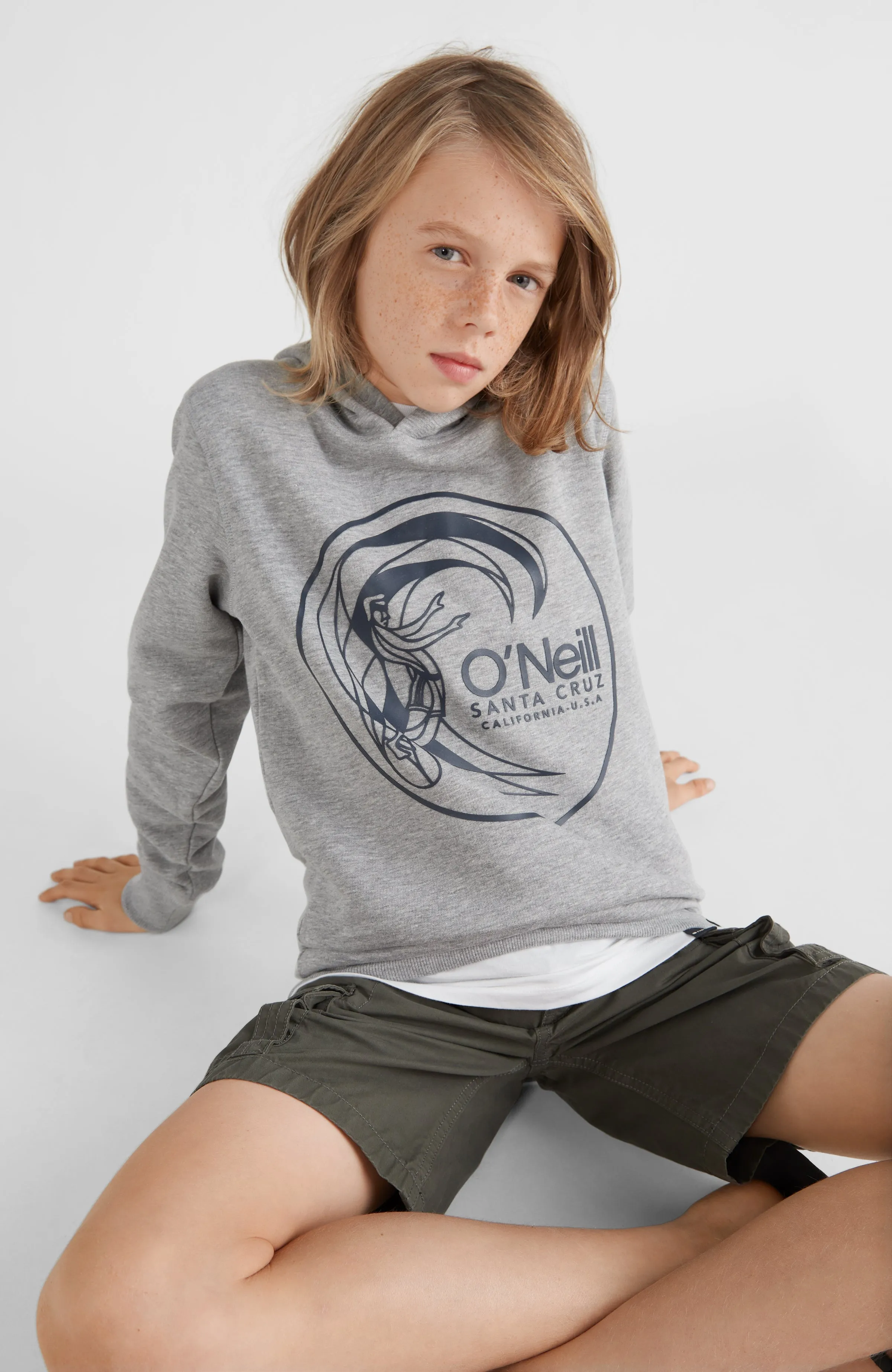 Circle Surfer Hoodie | Silver Melee