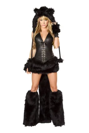 CS118 - Black Cat Costume *Corset & Skirt*