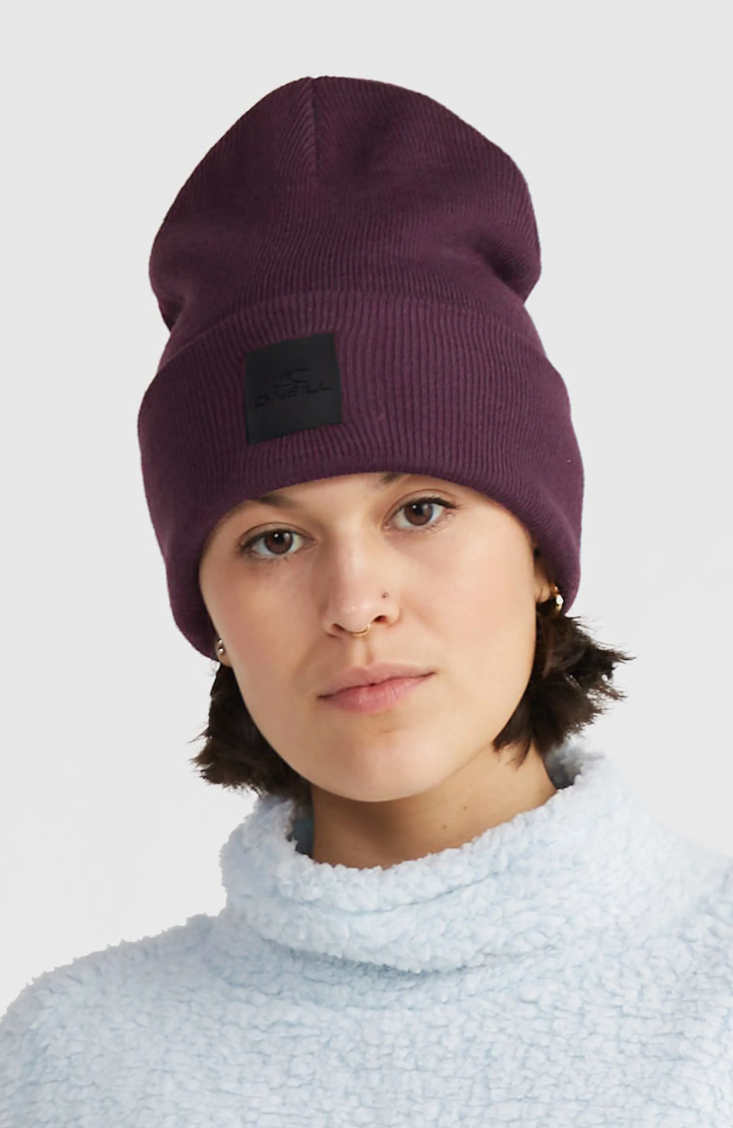 Cube Beanie | Aubergine