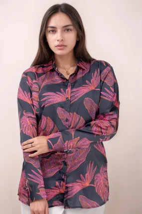 Dark Oasis Satin Shirt