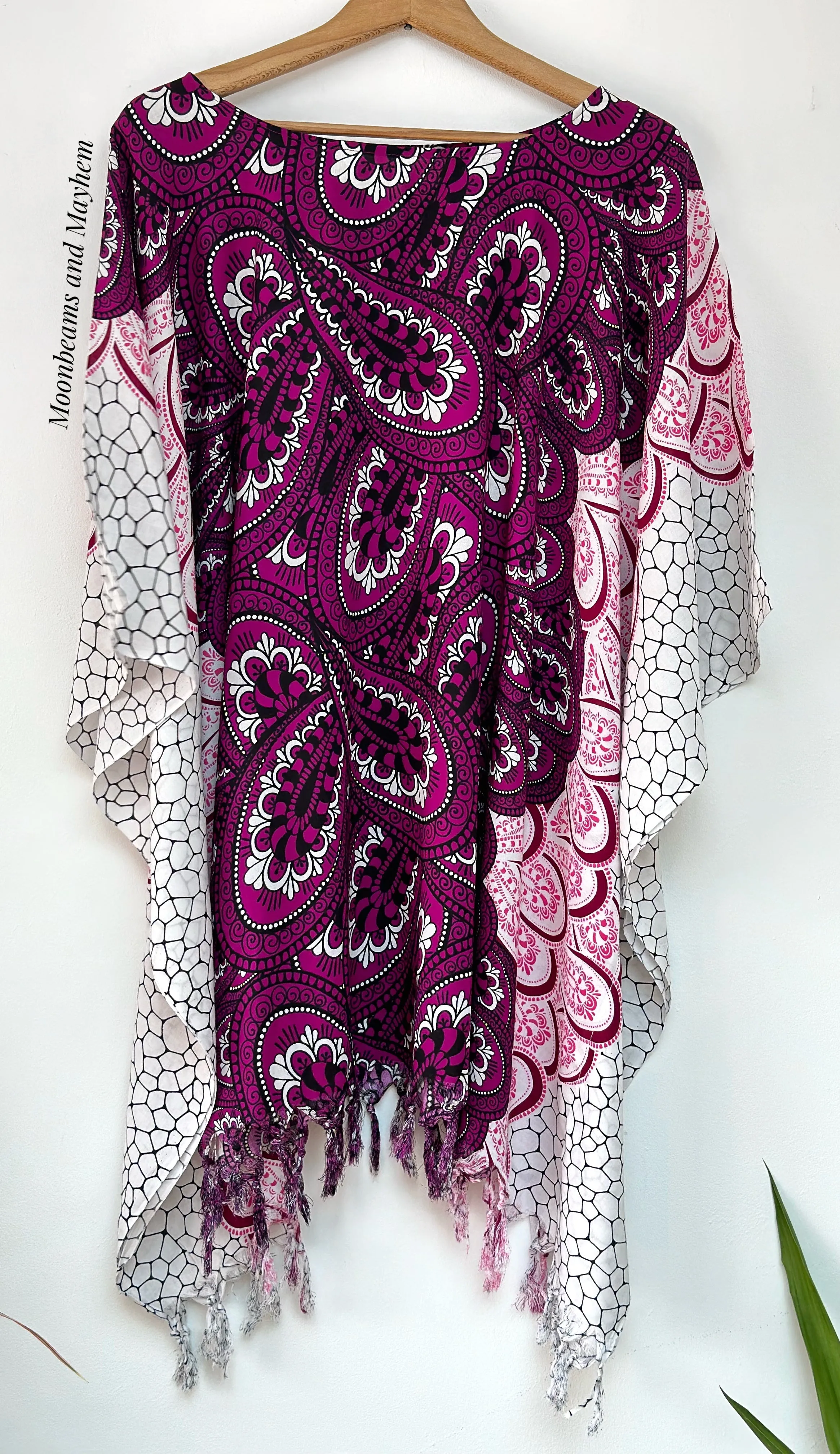 DIVINE PURPLE KAFTAN / TUNIC  REG - 4XL