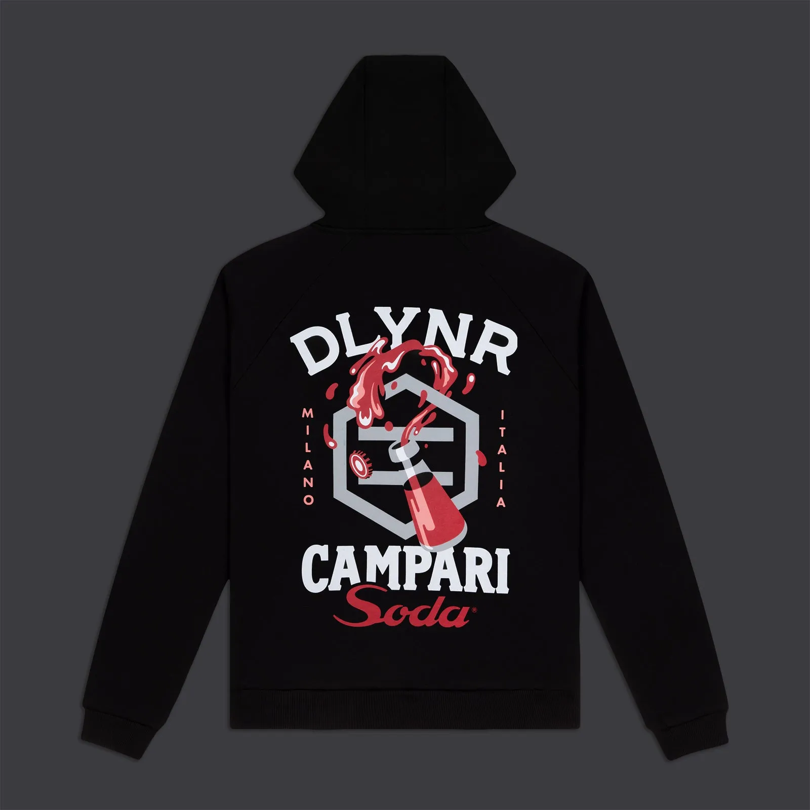 DLYNR / Campari Soda Wave Hoodie Black