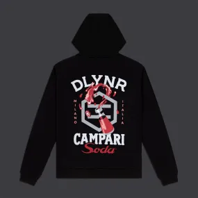 DLYNR / Campari Soda Wave Hoodie Black