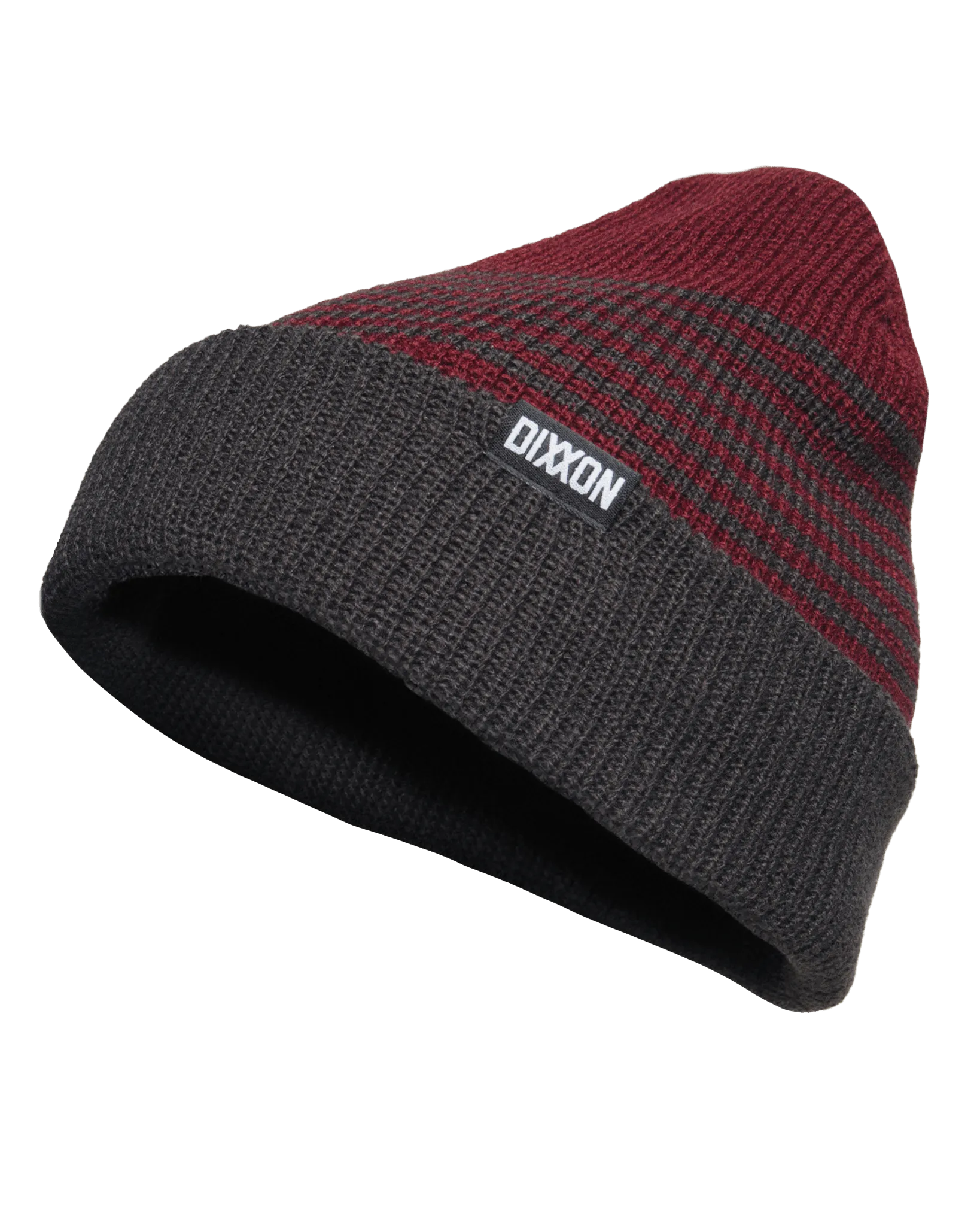 Dock Beanie - Maroon & Gray