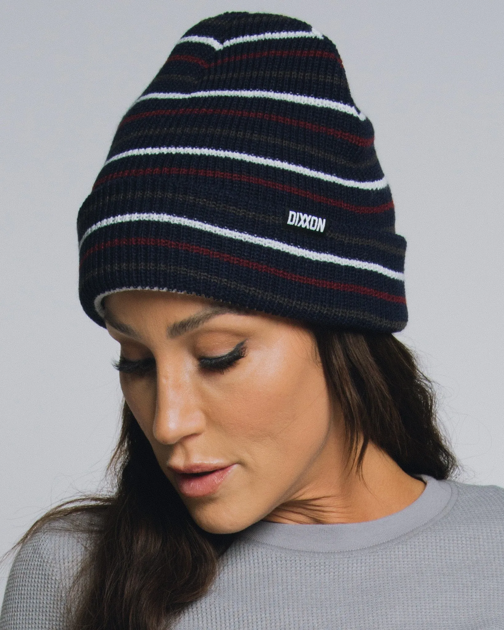 Dock Beanie - Navy Striped