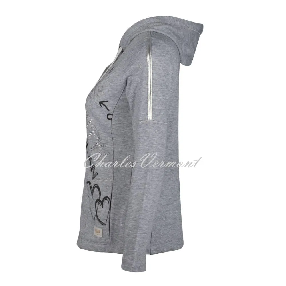 Dolcezza Hoodie Jacket – Style 22123 (Heather Grey)