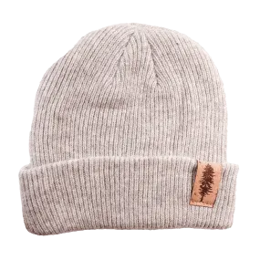 Doug Fir 100% Merino Wool   Cork Beanie | Heather