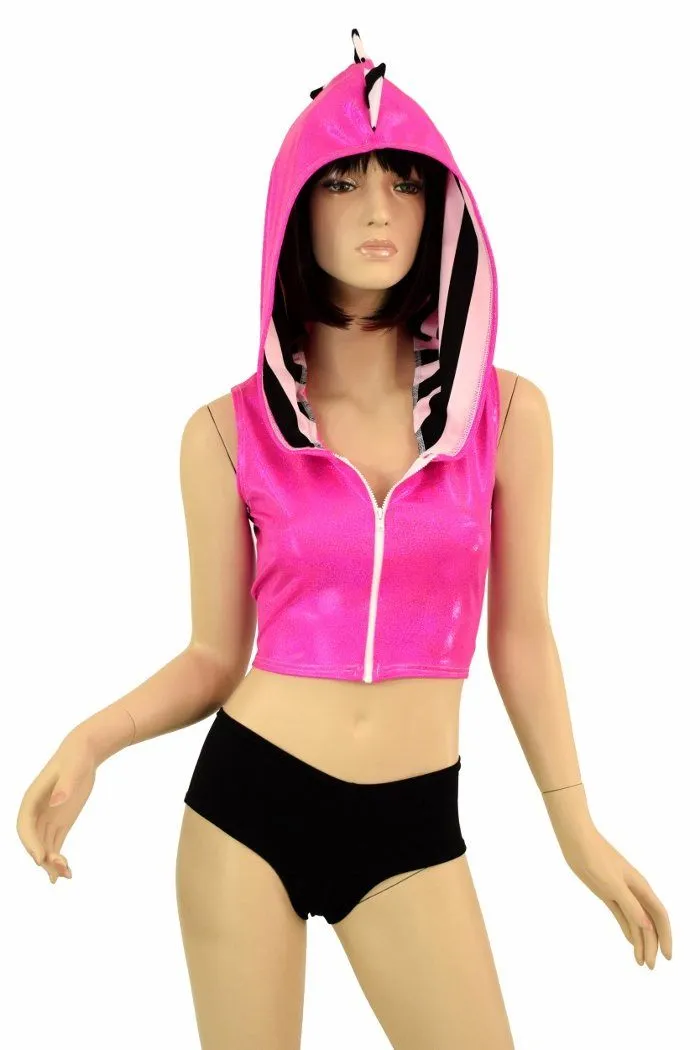 Dragon Crop Hoodie & Cheekies Set