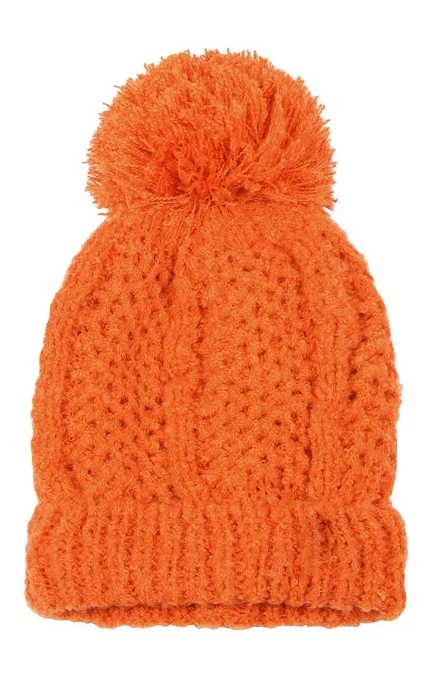 EAH9518 Knit Pom Pom Beanie