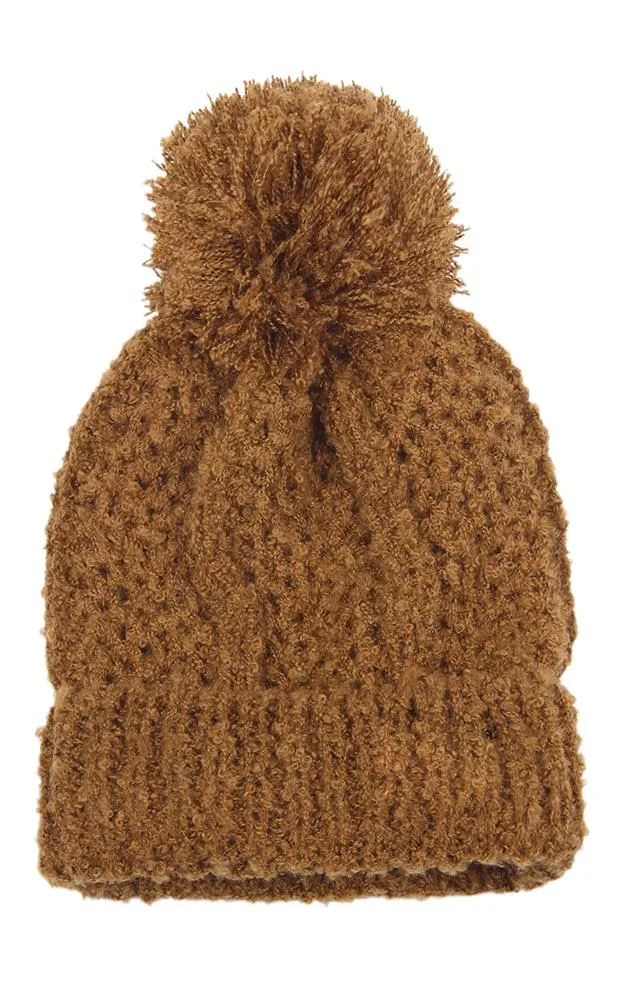 EAH9518 Knit Pom Pom Beanie