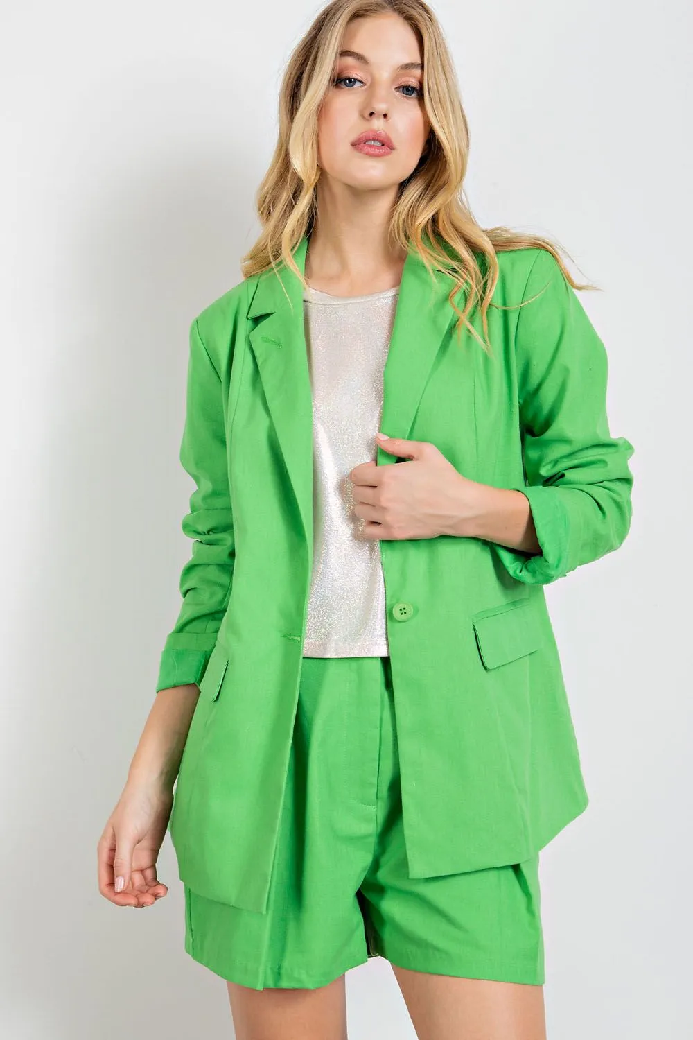 Easel Linen Blazer