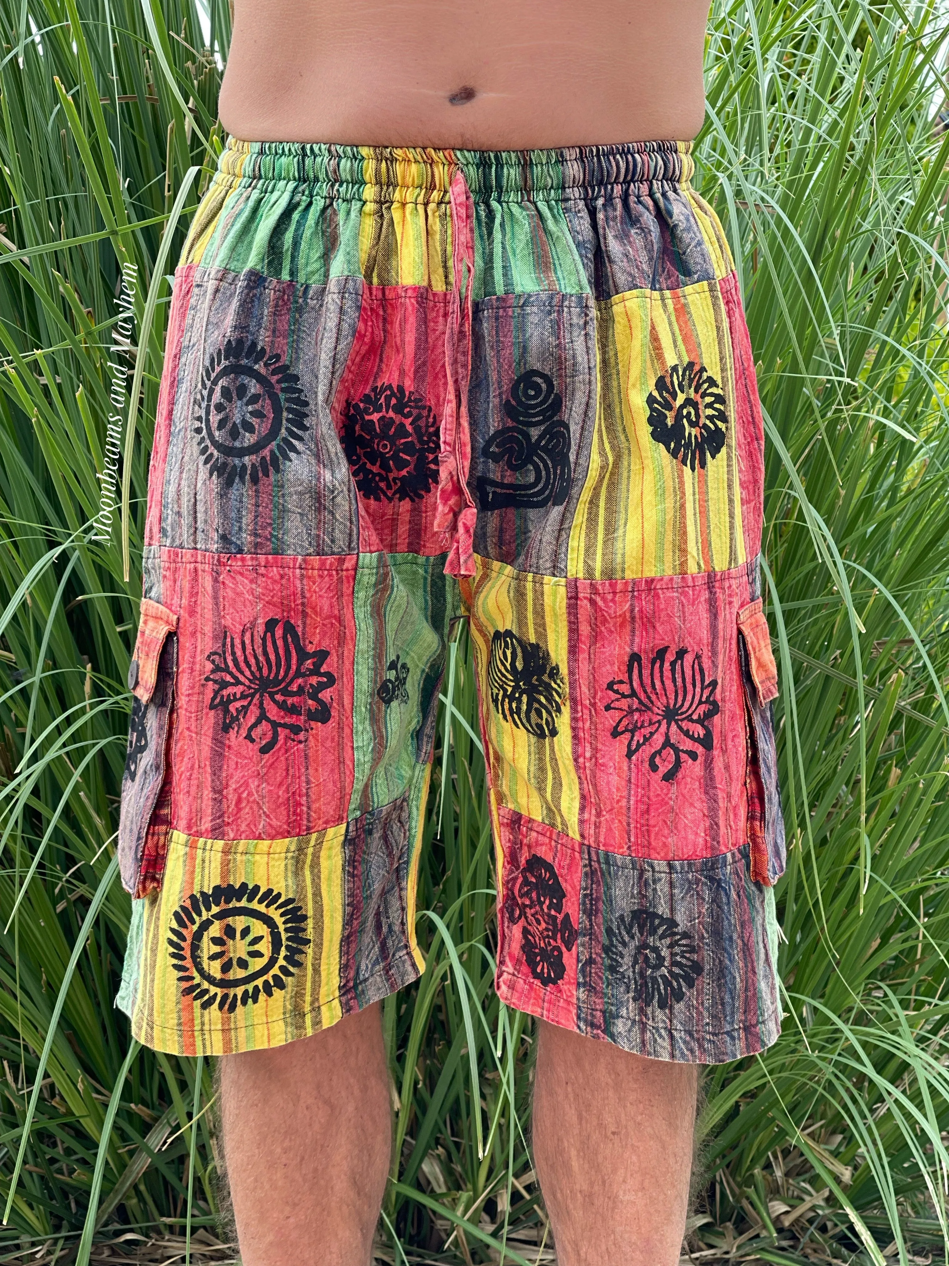 FABULOUS HIPPIE CAMDEN PATCH SHORTS REG   PLUS SIZE