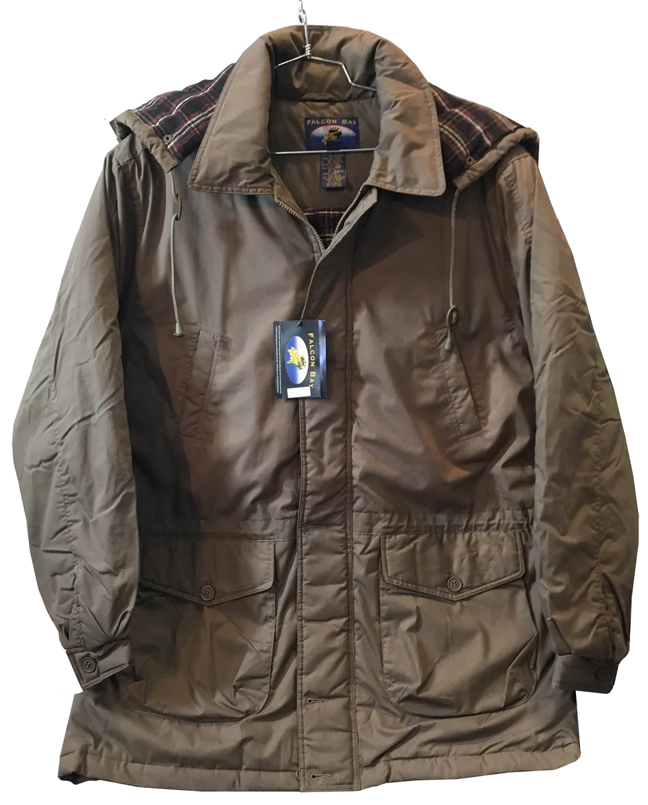 'Falcon Bay' Men's Classic Big & Tall Parka - Taupe