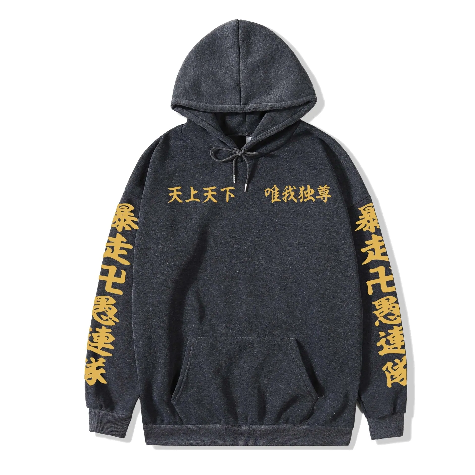 Fashionkova  Women Anime Hoodies Tokyo Avengers Mikey Tokyo Revengers Fashion Cosplay Costume Harajuku Men Hoodie Graphic Letter Sweatshirts