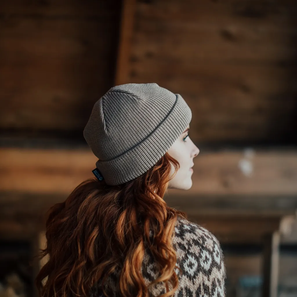 Fisherman Merino Wool Beanie