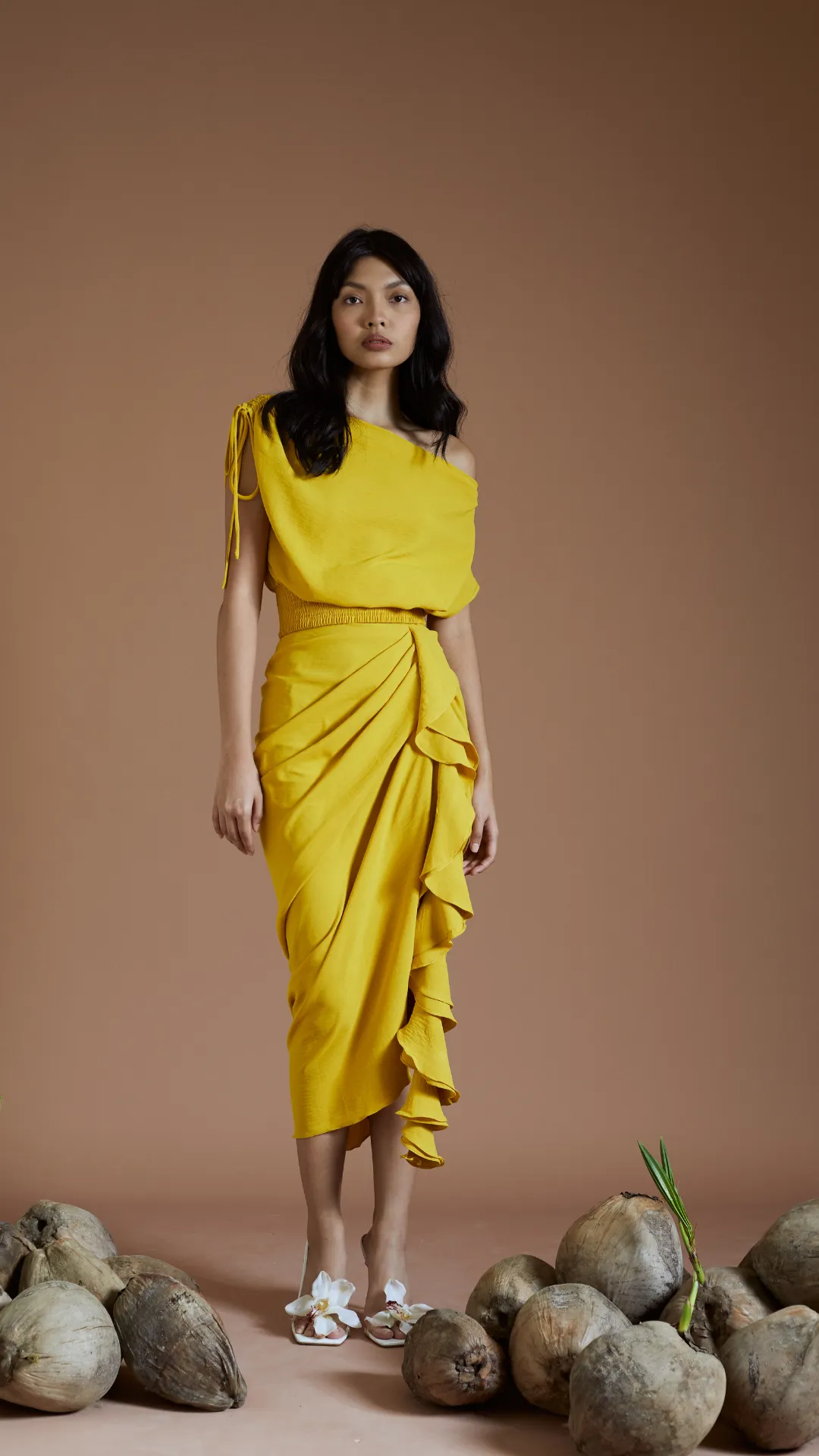 FLORA SKIRT - YELLOW