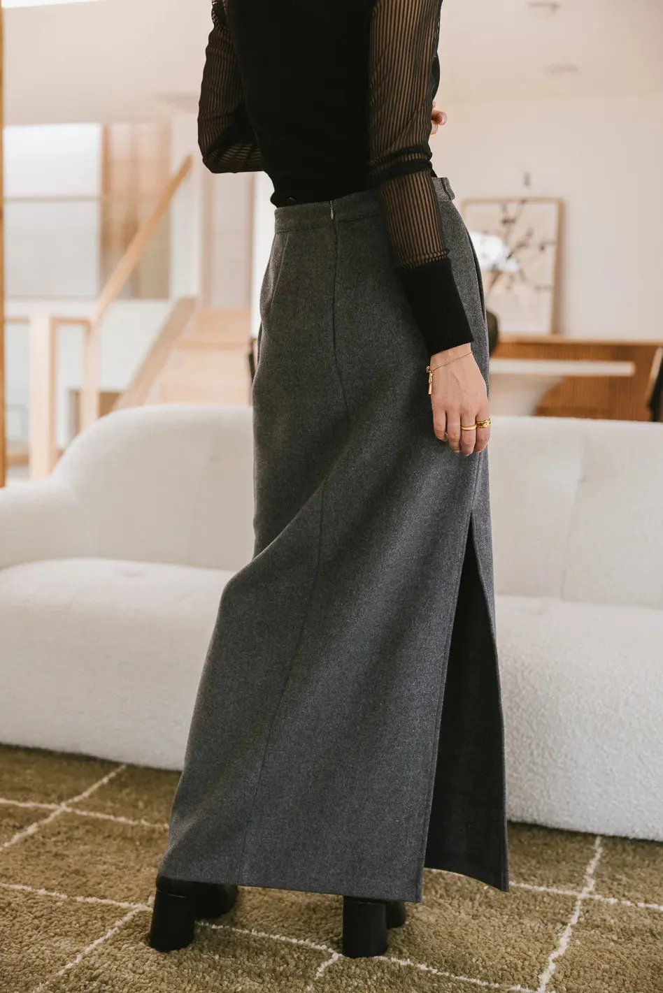 Francis Wool Blend Skirt - FINAL SALE