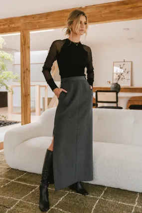 Francis Wool Blend Skirt - FINAL SALE