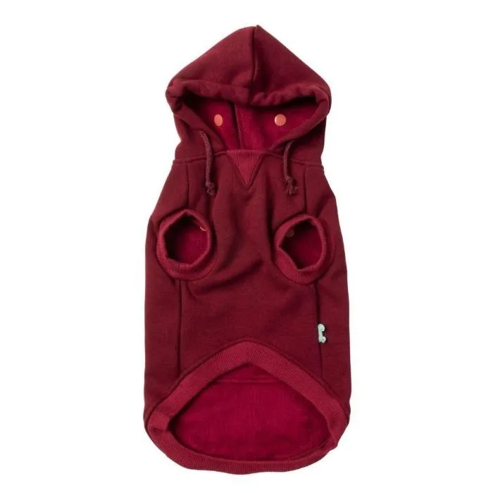 FuzzYard | State Hoodie - Dog Jumper Maroon