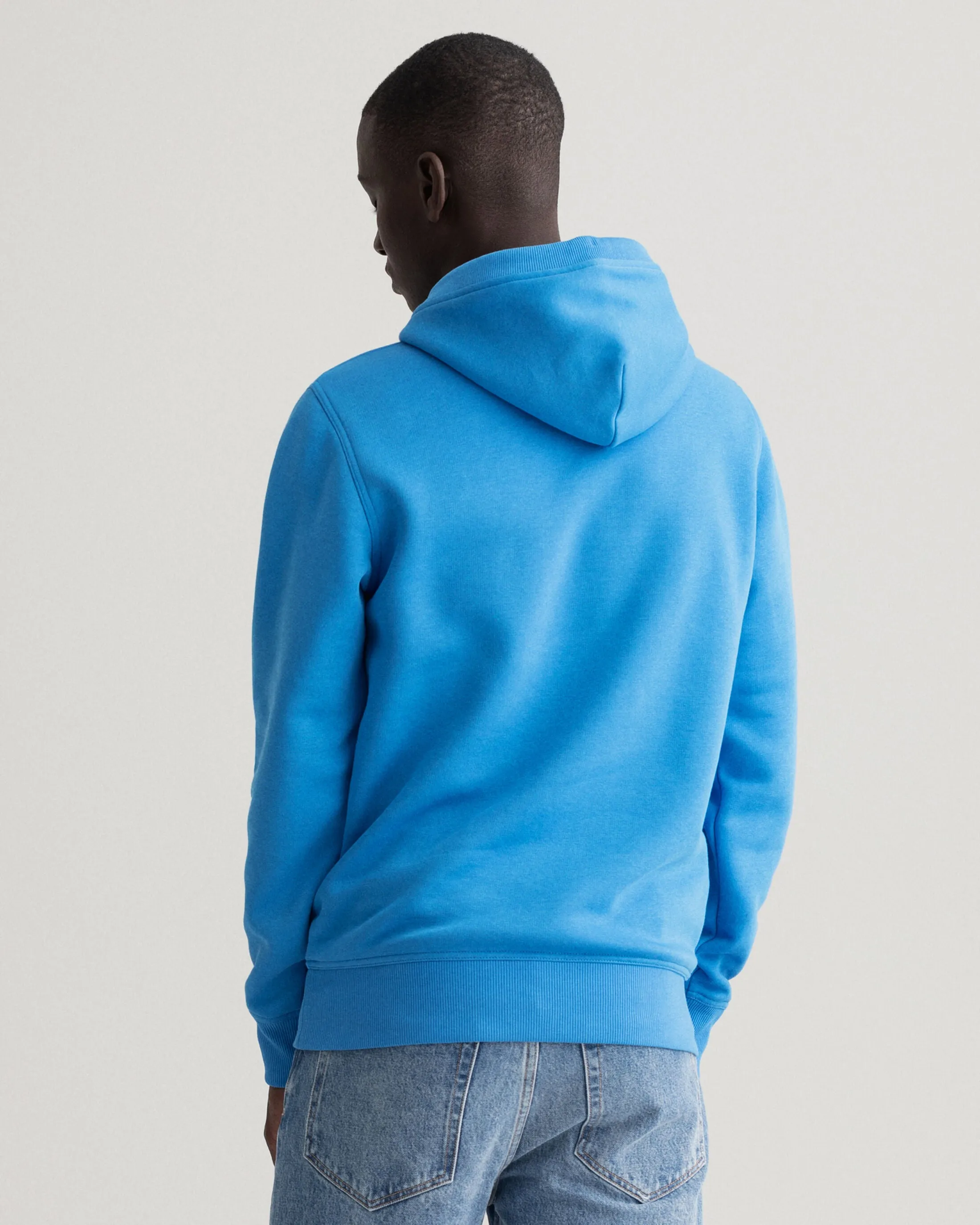 GANT - Achieve Shield Hoodie, Day Blue (XXL Only)