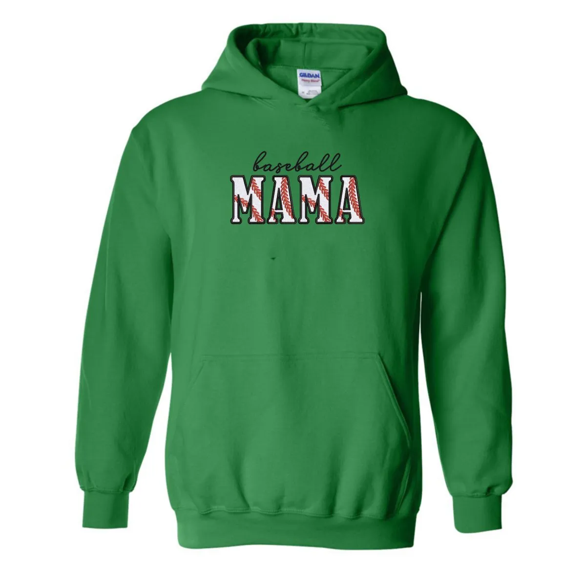 Glitter Embroidery 'Baseball Mama/Mom' Embroidered Hoodie