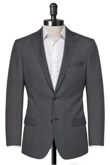 Grey Sharkskin Blazer