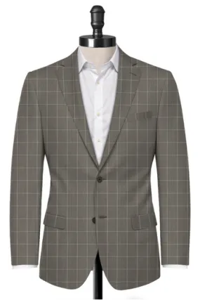 Grey Window Pane Blazer