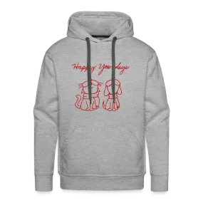 Happy Yowlidays Sparkle-Print Premium Hoodie