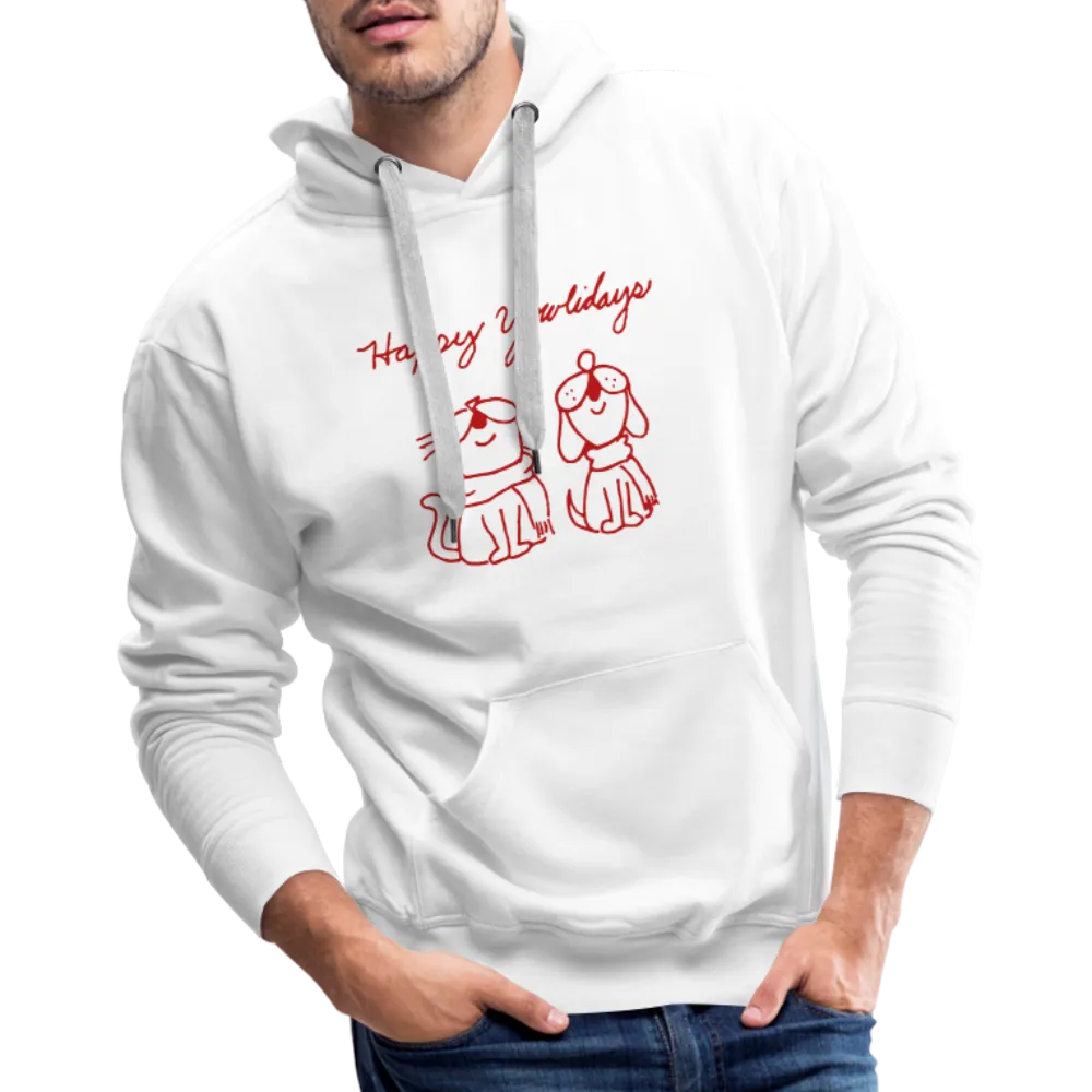 Happy Yowlidays Sparkle-Print Premium Hoodie