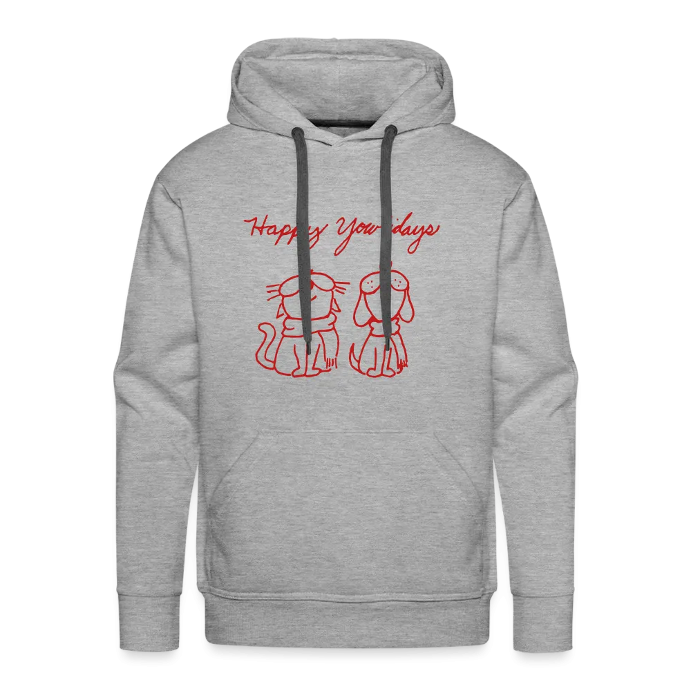 Happy Yowlidays Sparkle-Print Premium Hoodie