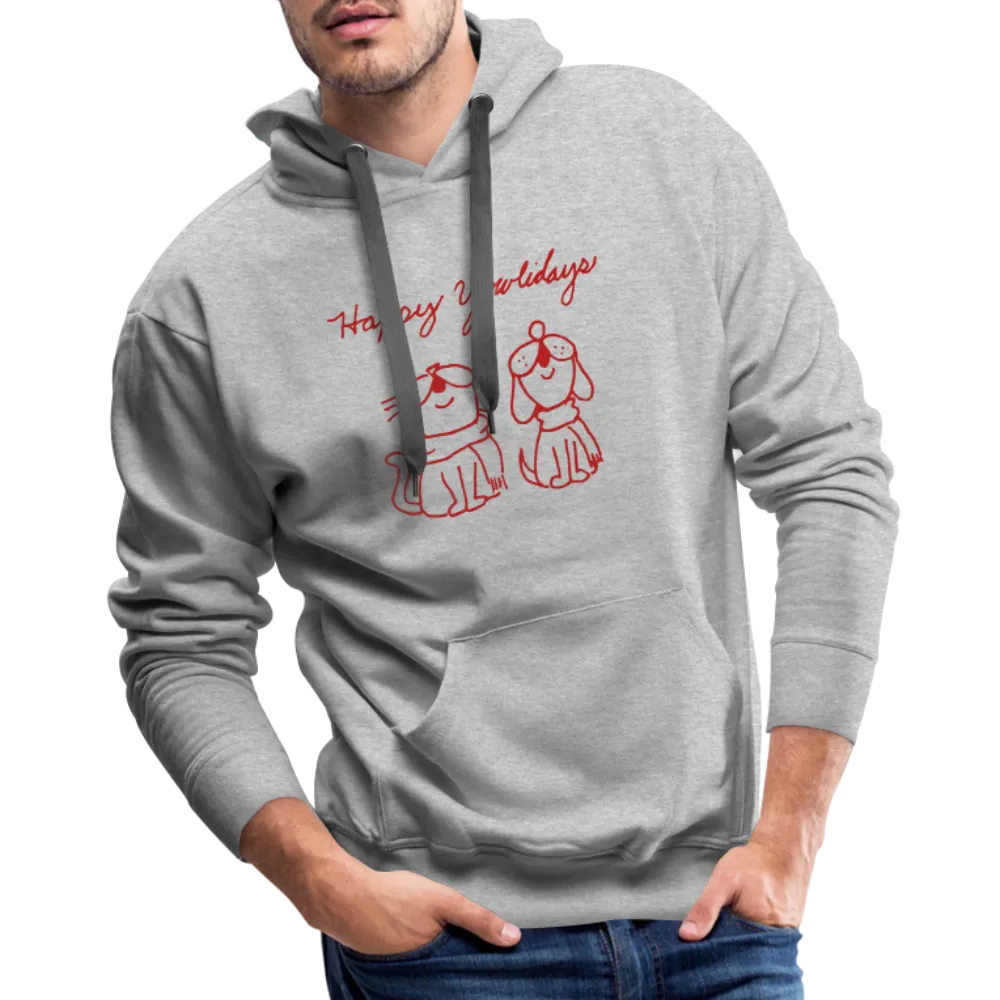 Happy Yowlidays Sparkle-Print Premium Hoodie