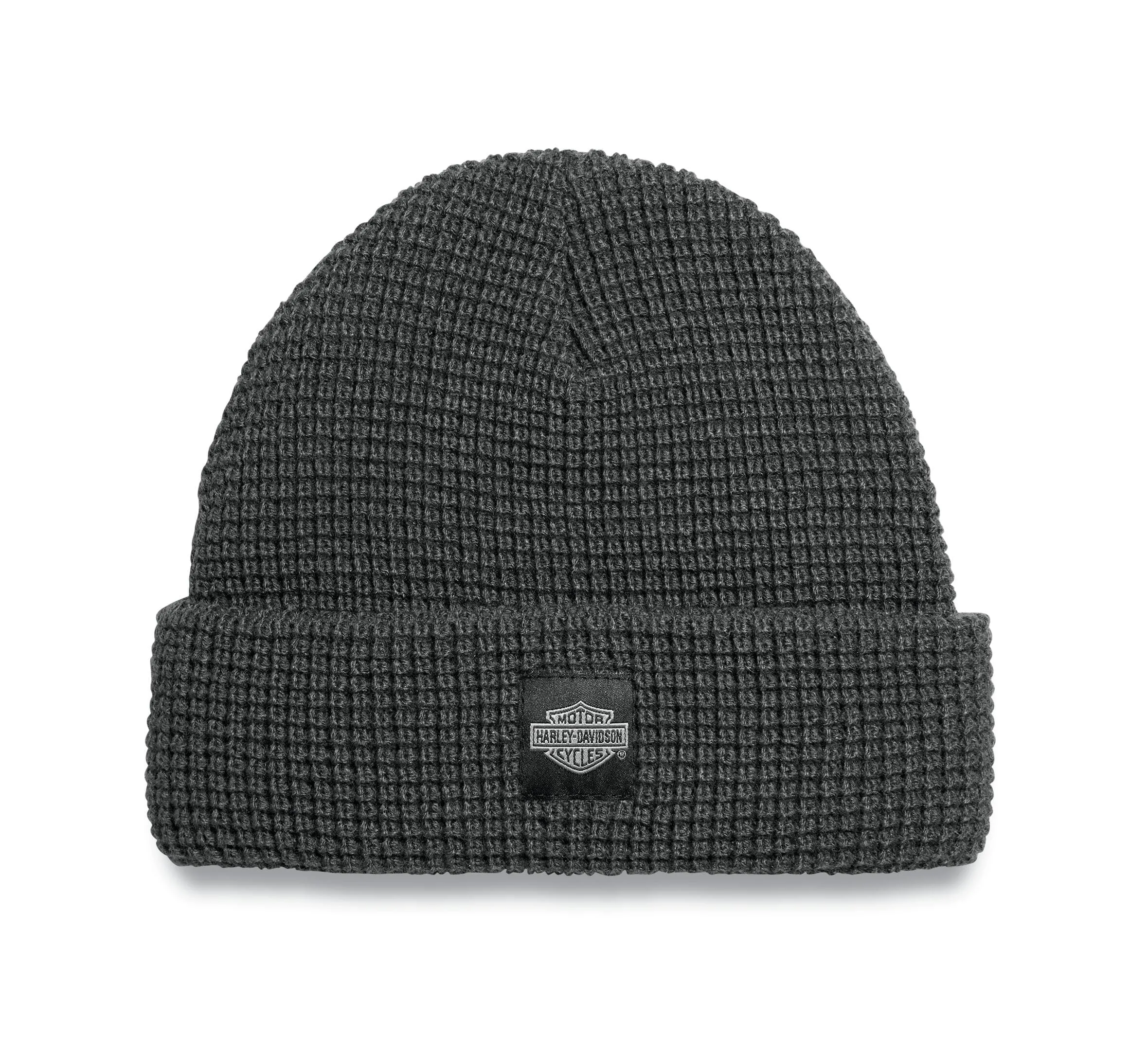 Harley-Davidson Forever Waffle Beanie - Blackened Pearl, 97684-23VM