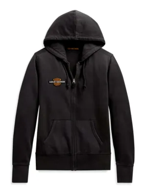 Harley-Davidson® Women's Studded Vintage Logo Hoodie, 99129-20VW