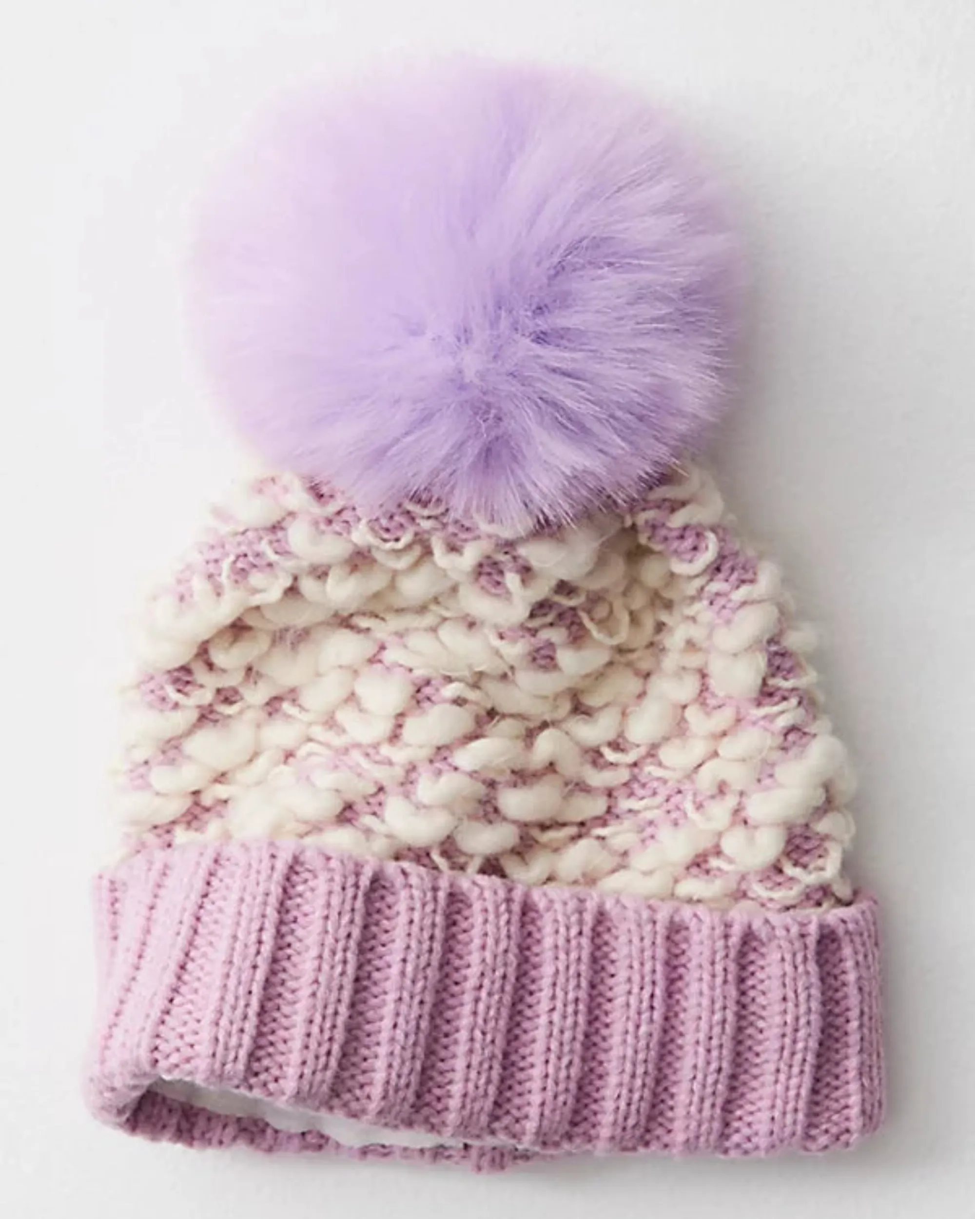 Harmony Pom Beanie | Lilac