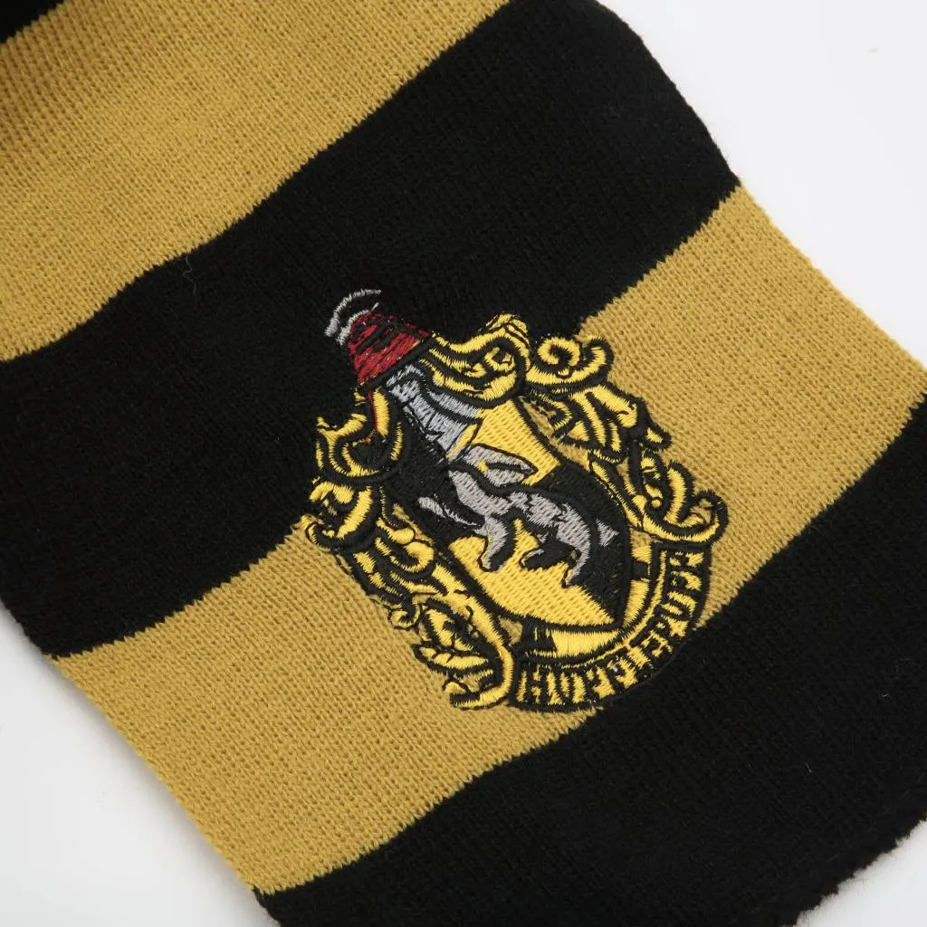 Harry Magician Patch Knit Scarf Muffler -Yellow and Black