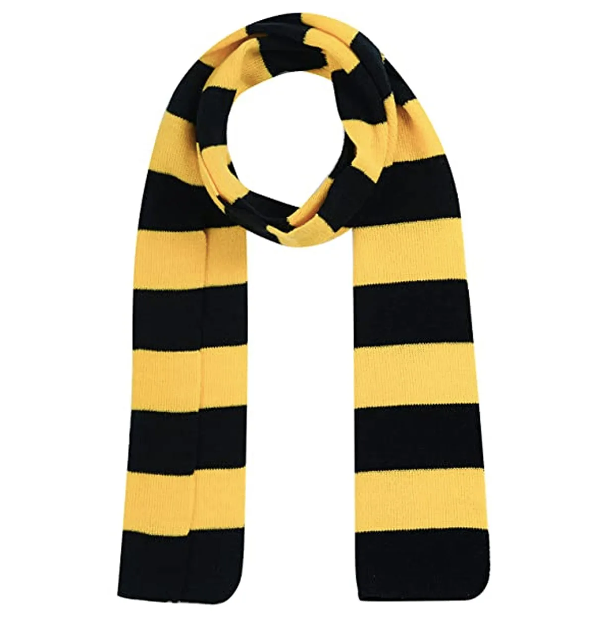 Harry Magician Patch Knit Scarf Muffler -Yellow and Black