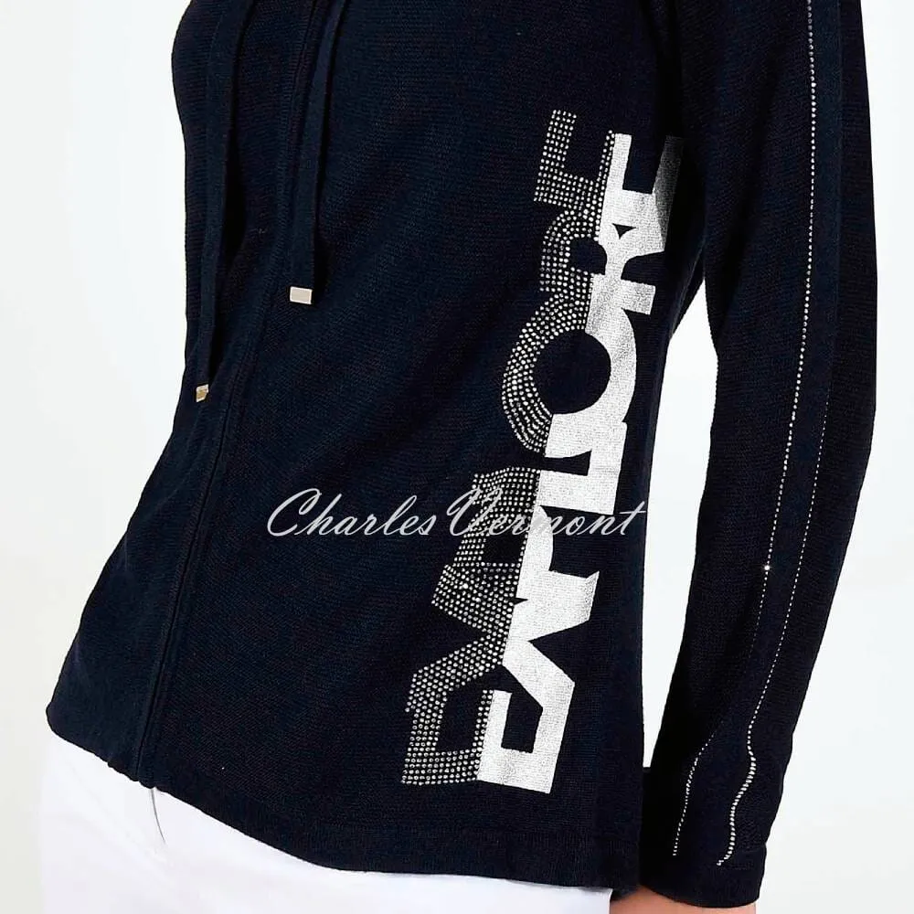 I'cona Zip Hoodie Jacket - Style 67102-60002-69 (Navy)