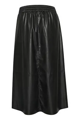 Kaffe Mikka Long Skirt in Black Deep